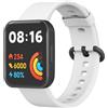 Mugust Cinturino per Xiaomi Redmi Watch 2 Lite/Redmi Watch 2 Lite, Cinturino di Ricambio Sportivo Classico Regolabile Compatibile con Xiaomi Redmi Watch 2 Lite (Bianco)