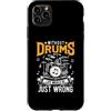 Drumming Gift For A Drummer Drum Custodia per iPhone 11 Pro Max Senza batteria La vita sarebbe solo sbagliata batterista batterista