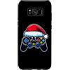 Generic Custodia per Galaxy S8+ Video Game Controller Christmas Santa Hat Gamer Ragazzi Bambini