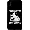 Drumming Gift For A Drummer Drum Custodia per iPhone XS Max Ufficio commerciale per batteria Batteria Batteria batterista