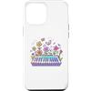 Aesthetic Keyboard Art I Piano I Kids Ke Custodia per iPhone 14 Pro Max Tastiera Colorata Con Fiori I Musica Tastiera