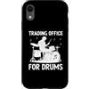 Drumming Gift For A Drummer Drum Custodia per iPhone XR Ufficio commerciale per batteria Batteria Batteria batterista