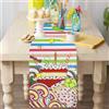 Vspek Runner da tavola per Compleanno, Buon Compleanno lavabile Runner Tavolo Stampata Runner per Cucina Interni ed Esterni Tovaglia Corridore da Tavolo Decorazioni Casa da Tavola Vacanze, Feste 13x72In