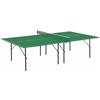GARLANDO Basic - Tavolo da ping pong - quattro ruote - verde