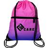 YSCARE Borsa Sportiva Impermeabile da Palestra (dimensioni 42 x 34 cm), borsa con coulisse borsa da viaggio hipster da palestra con zaino con coulisse per uomo, donna e bambino (Rosa/Viola)
