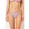 Calzedonia Brasiliana Lacci Costume Multicolor Chevron Multicolore