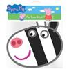 Star Cutouts Ltd Stampa Maschera di Peppa Pig Zebra maschera