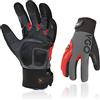 Vgo...-20 °C guanti invernali donna anti-freddo e impermeabil(SL8777FW,S) | Rosso,ynthetic leather,isolamento C100,windproof,touchscreen,alta destrezza,magazzino refrigerato,costruzione,guida,esterno