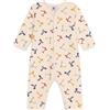 Petit Bateau A09LU Pigiama Sleep Well Senza Piedi, Avalanche/Incognito, 6 Mois Unisex-Bimbi