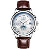 Haonb Orologi Da Polso,Orologio Meccanico Orologio Casual Impermeabile Automatico Multifunzione A 6 Pin, B