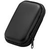 Generico Custodia rigida per Miyoo Mini Plus R36S R35S RGB20SXU10 Console di gioco retrò portatile rigida da viaggio Custodia a guscio con tasche a rete (Argento)