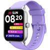 TOOBUR Orologio Smartwatch Donna, 1.8" Fintess Tracker con Alexa, Chiamate Risposta, 100 Sport, Contapassi e Cardiofrequenzimetro, Impermeabile IP68 per il nuoto, Compatibile con iOS Android