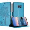 JayModCase Custodia per Samsung Galaxy S7 Edge, Flip Portafoglio Pelle Cover con [Slot Schede] [Magnetico] [Cavalletto] Antiurto Compatibile con Samsung S7 Edge - Blu
