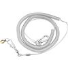 Aoutecen Giocattoli per Uccelli in plastica Corda da addestramento per pappagalli Corda per Uccelli da Volo Corda per Uccelli con Anello(4.5MM+6M Flying Rope)