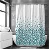Loti Living Tenda Doccia 180 x 200 cm - Resistente alla Muffa e all'Acqua - Tessuto in Poliestere - Con Bordo Ponderato - Tenda Vasca da Bagno - Ganci Inclusi - Blue ocean
