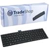 Trade Shop Tastiera originale per computer portatile QWERTZ di ricambio per Asus F502 F502CA R509 R509CA R556L R556LA R556LD R556LJ R556LN X553 X553M X553MA