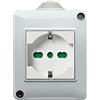VIMAR 0T14802.U Plana contenitore da parete con presa universale IP40