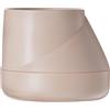 QUALY Oasis Hill QLX20001-CR - Vaso da fiori autoirrigante, 10 x 13 cm, colore: Crema