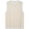 Diana Studio, Gilet Traforato in Maglia - Uomo, 100% Cotone, Smanicato, Casual Fit, Bianco Ecru, L