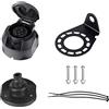 BEIJISTAR Kit Presa Spina per Rimorchio 13 Poli con Guarnizione in Gomma e Staffa di Montaggio in Metallo, 12V Connettore Presa Spina per Rimorchio 13 Poli Impermeabile, per Camion RV Barca Caravan
