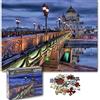 Universal Castle Foto Puzzle 1000 Pezzi Adulti - Night in St Peterburg - Euro Famosi Iconic Puzzle Arte Paesaggi - Puzzle Cartina Geografica Mondo