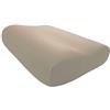 Edda Lux Federa adatta al Tempur Shape cuscino S, M e L, 50 x 31 cm, in morbido jersey di 100% cotone per guanciali da collo, Sabbia