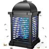 PALONE Lampada Antizanzare Elettrica, 4300V Zanzariera Elettrica Insetticida con Luce UV, Antizanzare Impermeabile IPX4 con 1 Spazzola per la Pulizia, per Esterno ed Interni, 100