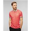 J Lindeberg Polo Arancione Da Uomo J.lindeberg Jensen Print