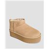 UGG Scarpe Con Plateau In Pelle Di Pecora Ugg Classic Ultra Mini Platform