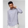 Paul and Shark Camicia In Lino A Righe Da Uomo Paul&shark
