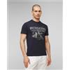 Aeronautica Militare T-shirt Blu Scuro Da Uomo Aeronautica Militare