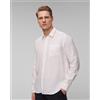 Vilebrequin Camicia Bianca Di Lino Da Uomo Vilebrequin Caroubis