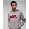 Fjallraven Felpa Grigia Da Uomo Fjallraven Logo Hoodie M