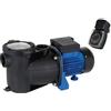 T.I.P. SPP 600 FT - Pompa per Filtro Piscina con prefiltro e Timer, Colore: Nero/Blu