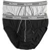 Sloggi Mens 2 Confezione Midi Start Slip in Nero e Grigio Nero/Grigio 36 Mens