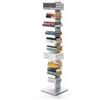 yelloo Libreria SAPIENS di Bruno Rainaldi in Metallo altezza 152 cm Sintesi Group colore Grigio argento