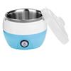 Fdit Yogurt Maker Macchina Elettrico Automatico per Uso Domestico in Acciaio Inox Contenitore Interno 220V 1L(Blue)