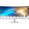 MSI Pro MP341CQWDE Monitor PC 86,4 cm (34) 3440 x 1440 Pixel UltraWide Quad HD Bianco [9S6-3PB2CT-010]
