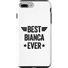Best Name Ever Custodia per iPhone 7 Plus/8 Plus Best Bianca Ever