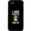 I Just Really Like Frogs, Ok I Love Frog Custodia per iPhone SE (2020) / 7 / 8 Mi piacciono davvero le rane, ok, amo la rana, simpatico animale divertente