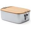Lunch box acciaio e bamboo personalizzata Roly Daikon personalizzate o neutre