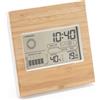 Stazioni meteo domestiche in bamboo personalizzate Roly Kelvin personalizzate o neutre