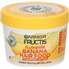 Garnier Maschera Nutriente Fructis Hair Food, disciplinante 3in1 con formula vegana per capelli secchi, Banana, 390 ml