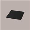 LUCGEL SRL Sottotorta Quadrato Alto Ideale per Cake Design in Cartoncino Rigido Nero 20x20 cm 3 pezzi