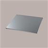 LUCGEL SRL Sottotorta Quadrato Alto Ideale per Cake Design in Cartoncino Rigido Argento 35x35 cm 3 pezzi