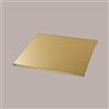 LUCGEL SRL Sottotorta Quadrato Alto Ideale per Cake Design in Cartoncino Rigido Oro 35x35 cm 3 pezzi