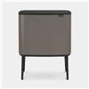 Brabantia PATTUMIERA BO TOUCH BIN 11+23LT PLATINO