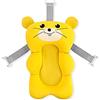 SONARIN Tappetino per Vasca da Bagno per Bambini,Cuscino per Bagnetto Antiscivolo per Neonato Tappetino da Bagno Morbido Sedili da Bagno Seduta per Cuscino da Doccia Regolabile per Neonato(Giallo)