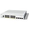 Cisco C1300-16P-4X switch di rete Gestito L2/L3 Gigabit Ethernet [10/100/1000] Bianco (Catalyst 1300 16 port GE PoE 4x10G SFP+) [C1300-16P-4X]