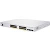 Cisco CBS350-24P-4G-UK switch di rete Gestito L2/L3 Gigabit Ethernet (10/100/1000) Supporto Power over (PoE) Argento [CBS350-24P-4G-UK]